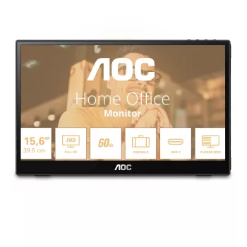 AOC 16T3EA TV/monitor portátil Negro 39,6 cm (15,6