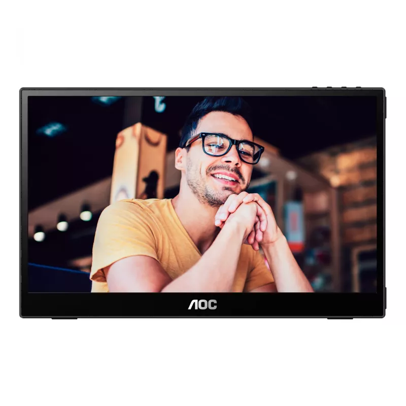 AOC 16T3EA TV/monitor portátil Negro 39,6 cm (15,6