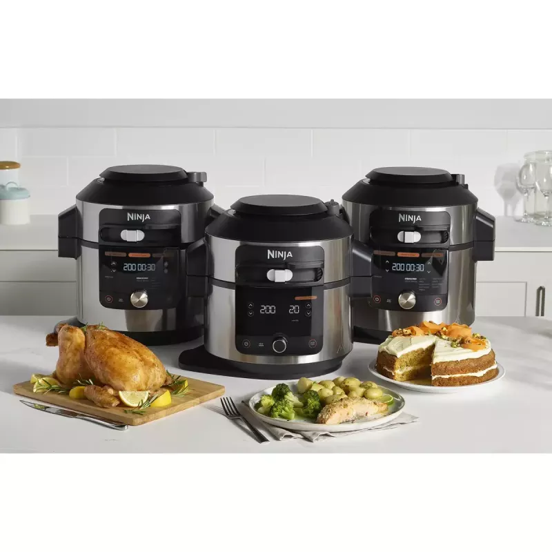 Ninja OL650EU Olla multifunción 7,5 L 1760 W Negro, Acero inoxidable