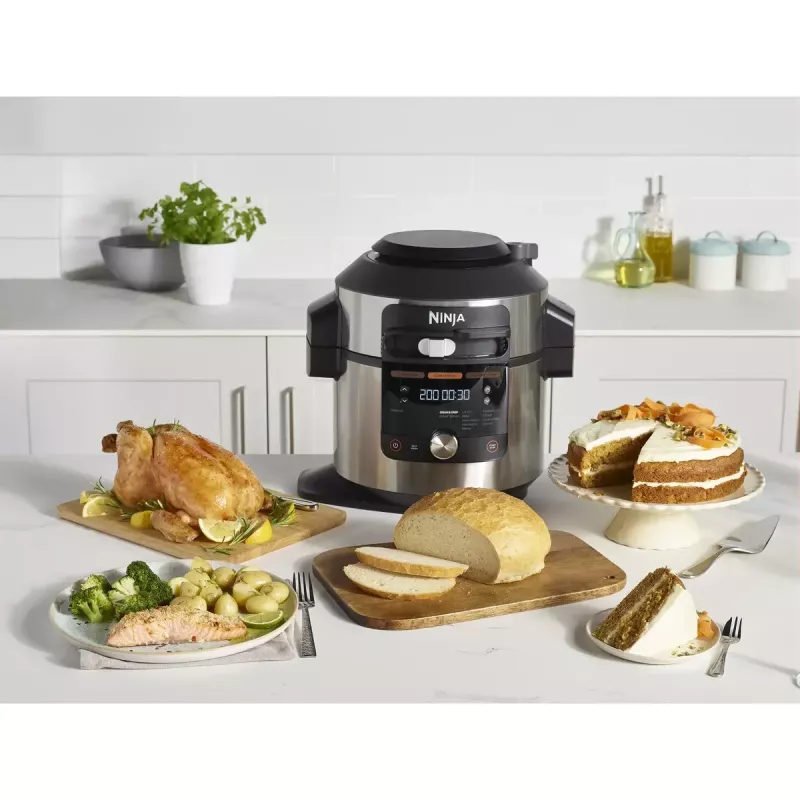 Ninja OL650EU Olla multifunción 7,5 L 1760 W Negro, Acero inoxidable