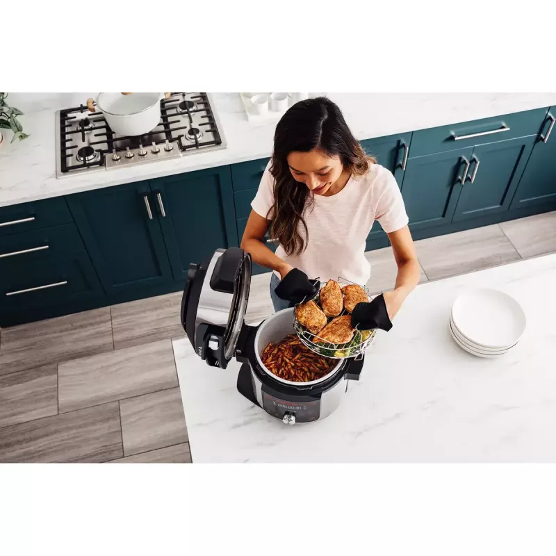 Ninja OL650EU Olla multifunción 7,5 L 1760 W Negro, Acero inoxidable