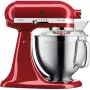 Robot de cocina KITCHENAID Artisan 5KSM185PS, bol de acero inoxidable 4,8 L, 300 W, 10 velocidades, rojo