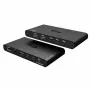 Estación de acoplamiento KVM i-tec para 2 hosts HDMI, interfaz host USB-C, PD 2×100W, 4K@60Hz, 2×USB-A