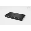Estación de acoplamiento KVM i-tec para 2 hosts HDMI, interfaz host USB-C, PD 2×100W, 4K@60Hz, 2×USB-A