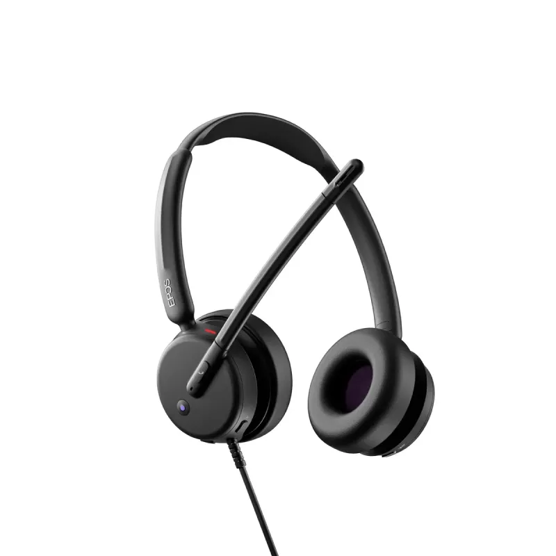 EPOS IMPACT 400 MS UC Duo ANC auriculares con micrófono con cable, USB-C+A, binaurales, cable de 2 m, 125 g (1001494)