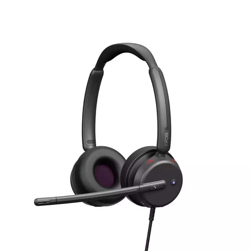EPOS IMPACT 400 MS UC Duo ANC auriculares con micrófono con cable, USB-C+A, binaurales, cable de 2 m, 125 g (1001494)