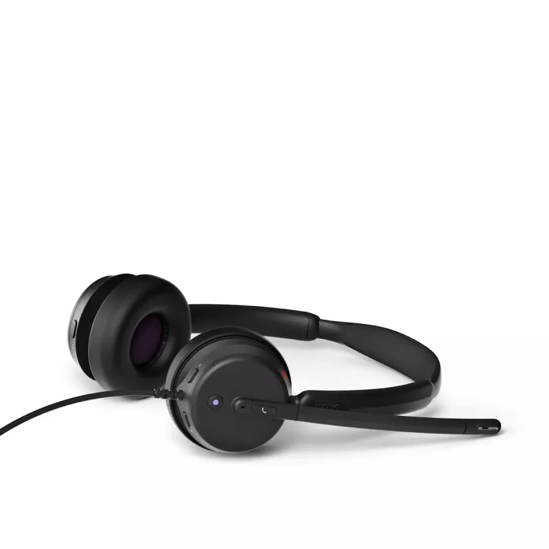 EPOS IMPACT 400 MS UC Duo ANC auriculares con micrófono con cable, USB-C+A, binaurales, cable de 2 m, 125 g (1001494)