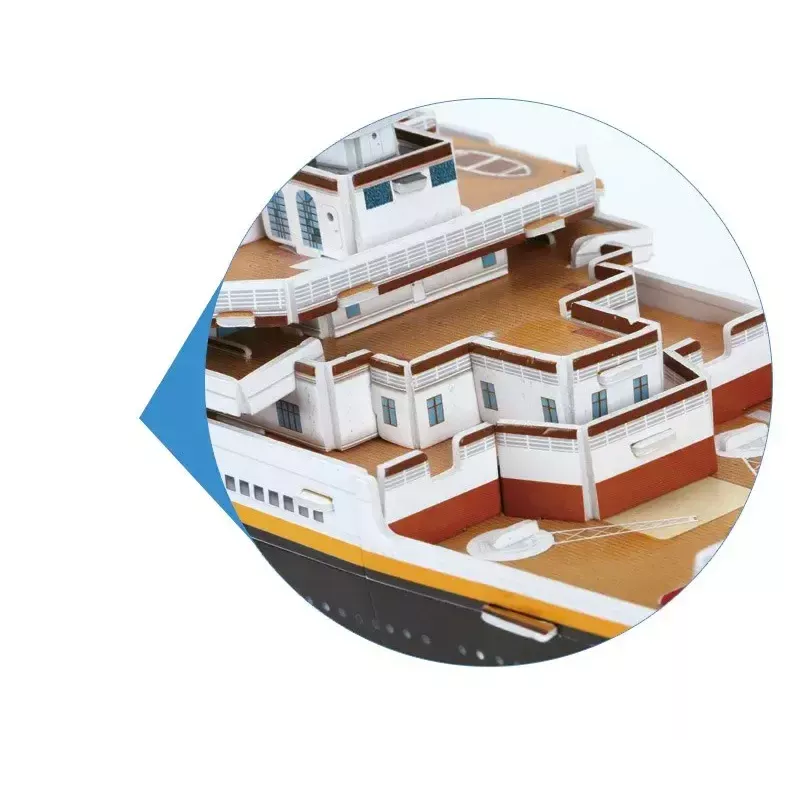 CubicFun T4011H Titanic Big puzle 3D, 113 piezas