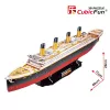 CubicFun T4011H Titanic Big puzle 3D, 113 piezas