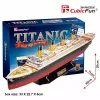 CubicFun T4011H Titanic Big puzle 3D, 113 piezas