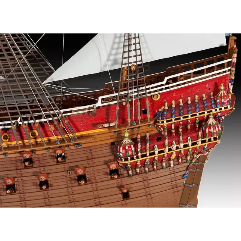 Revell 05414 buque real sueco VASA maqueta para montar, 1:150, plástico, longitud 45,5 cm