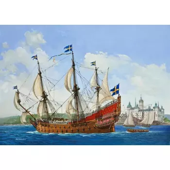 Maqueta de velero Revell VASA kit 1:150 longitud 455 mm altura 345 mm