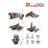 Puzle 3D CubicFun barco pirata 'Queen Anne's Revenge' modelo T4005H, kit de cartón