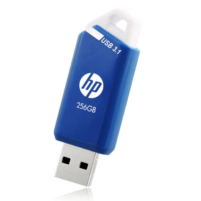 HP x755w USB 256 GB USB Type-A 3.2 Gen 1 (3.1 Gen 1) azul, blanco