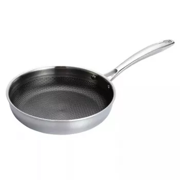 Sartén polivalente Maestro MR-1224-28 28 cm, cuerpo de acero inoxidable de tres capas, antiadherente, apta para inducción