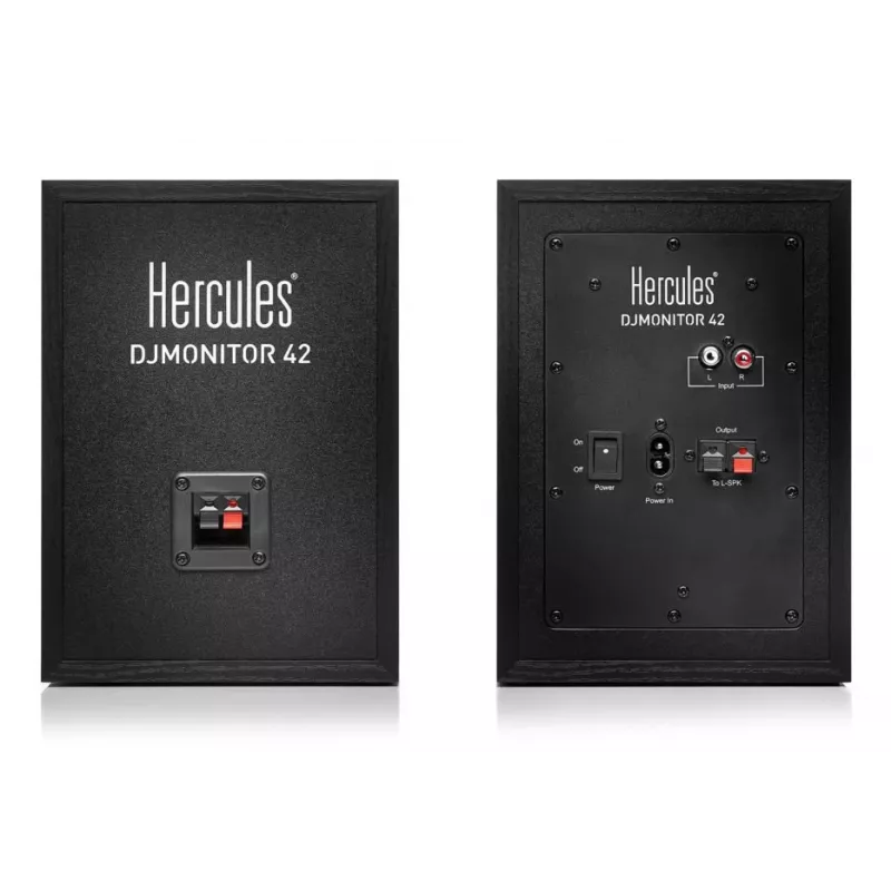 Altavoz DJ con cable Hercules DJMonitor 42 — 40 W RMS, 60–20000 Hz, negro