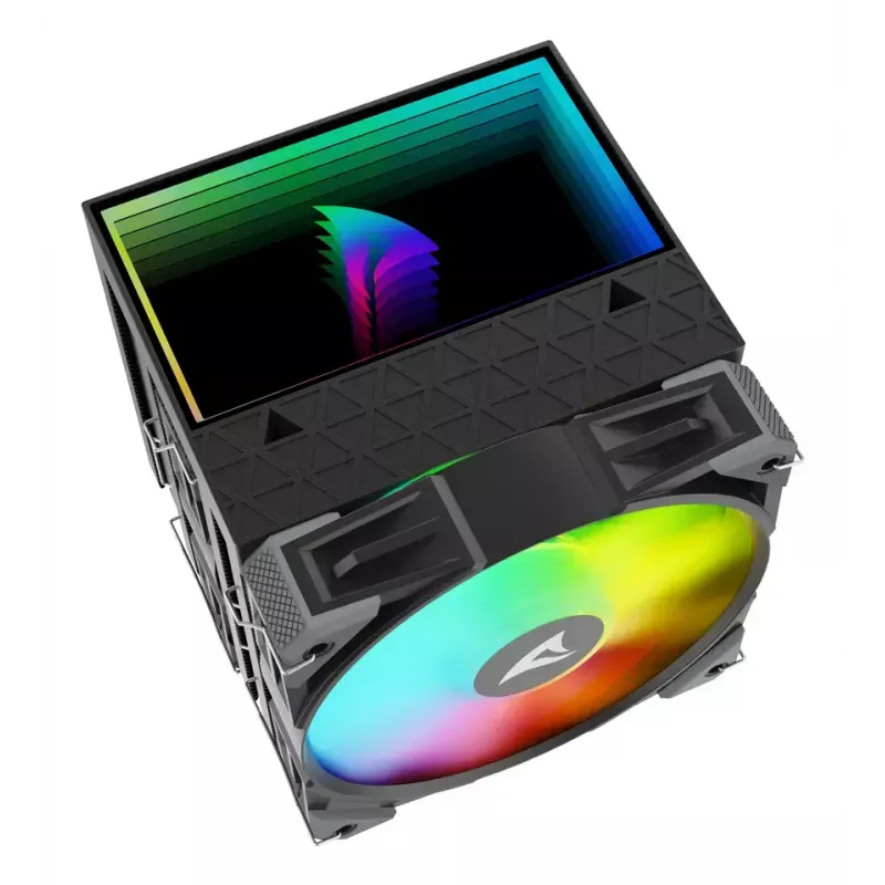 Ventilador de CPU Sharkoon A60 RGB 12 cm 500–1800 rpm negro