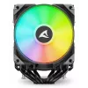 Ventilador de CPU Sharkoon A60 RGB 12 cm 500–1800 rpm negro