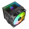 Ventilador de CPU Sharkoon A60 RGB 12 cm 500–1800 rpm negro