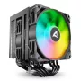 Ventilador de CPU Sharkoon A60 RGB 12 cm 500–1800 rpm negro