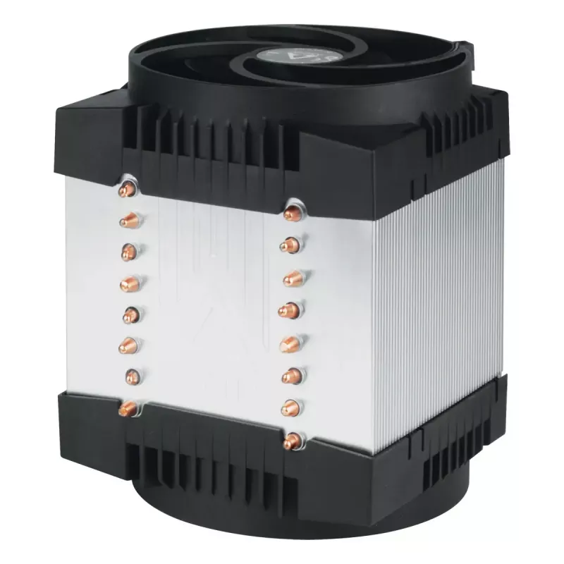 Ventilador de CPU para servidor 4U Arctic Freezer 4U‑M Rev. 2 — ventilador de 120 mm, flujo de aire 122,16 m³/h, doble rodamiento de bolas, 156×124×145 mm, TDP 350 W