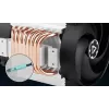 Ventilador de CPU para servidor 4U Arctic Freezer 4U‑M Rev. 2 — ventilador de 120 mm, flujo de aire 122,16 m³/h, doble rodamiento de bolas, 156×124×145 mm, TDP 350 W