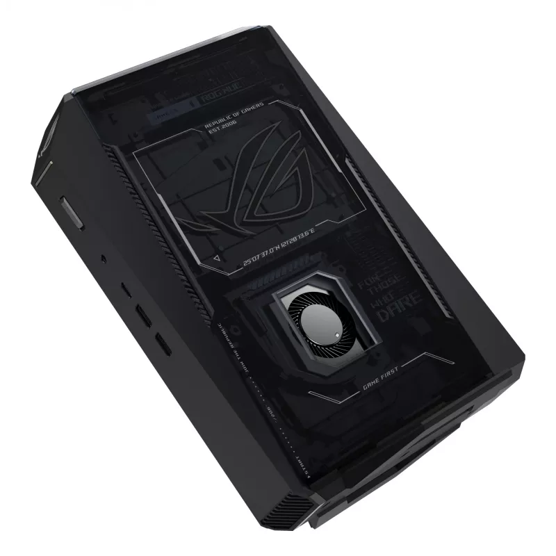 Mini PC ASUS ROG NUC RNUC15JNK9X489A2 — Intel Core Ultra 9 275HX, 32 GB DDR5, 1 TB SSD, NVIDIA GeForce RTX 5070, Windows 11 Home, negro