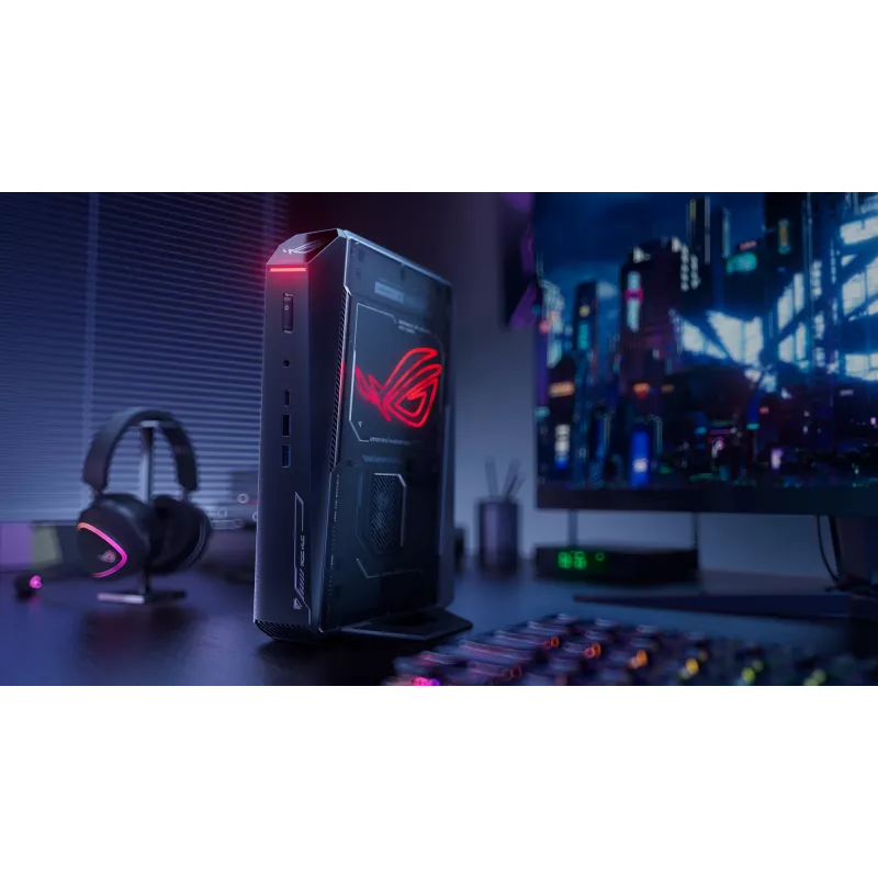 Mini PC ASUS ROG NUC RNUC15JNK9X489A2 — Intel Core Ultra 9 275HX, 32 GB DDR5, 1 TB SSD, NVIDIA GeForce RTX 5070, Windows 11 Home, negro