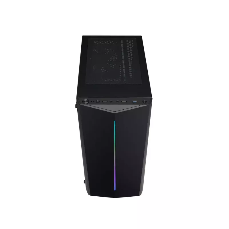 FSP CMT151 caja de PC Midi Tower, negra