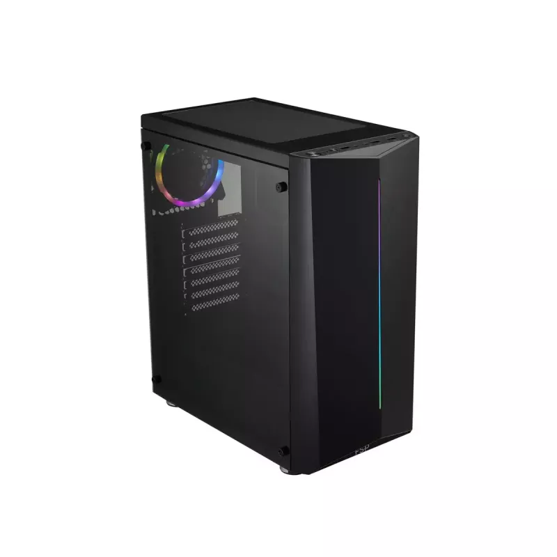 FSP CMT151 caja de PC Midi Tower, negra