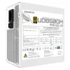 Fuente de alimentación GIGABYTE UD850GM PG5 V2 ICE – 850 W, PCIe Gen 5.1, 80 PLUS Gold, totalmente modular, ventilador de 120 mm, ATX 3.1, enchufe UK, blanca