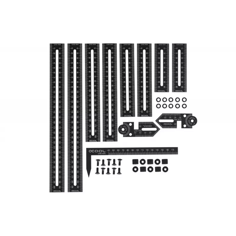 Alphacool Eiskoffer Professional Kit de curvado y medición para Hardtube