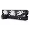 Kit de refrigeración líquida Alphacool Pro Aurora 420 CPU AIO 14 cm negro blanco