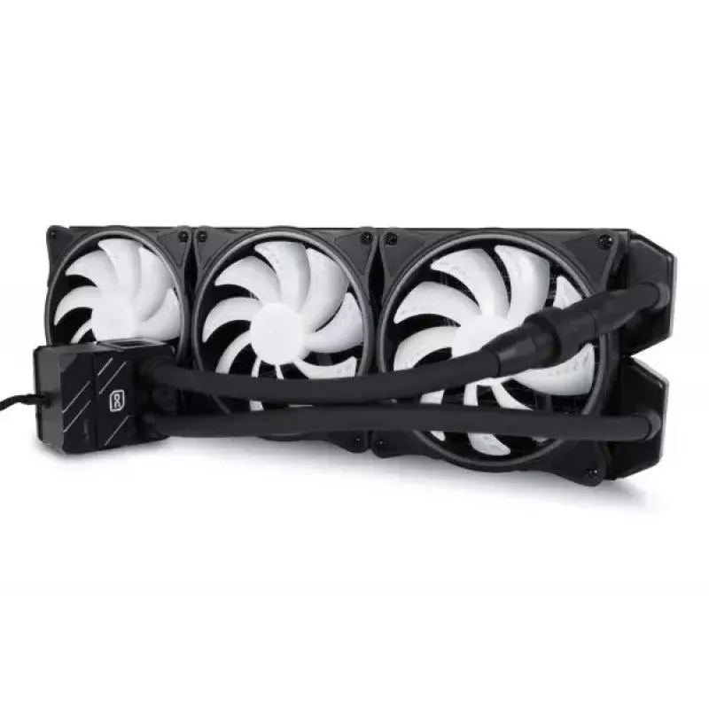 Kit de refrigeración líquida Alphacool Pro Aurora 420 CPU AIO 14 cm negro blanco