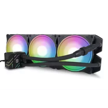 Kit de refrigeración líquida Alphacool Pro Aurora 420 CPU AIO 14 cm negro blanco