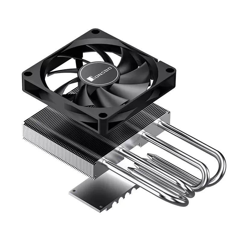 Disipador de CPU Jonsbo HP-400S 9 cm negro rodamiento hidráulico