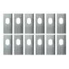 Cuchillas de repuesto para cortacésped Dreame MQBA10 — plateadas, pack de 12