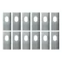 Cuchillas de repuesto para cortacésped Dreame MQBA10 — plateadas, pack de 12