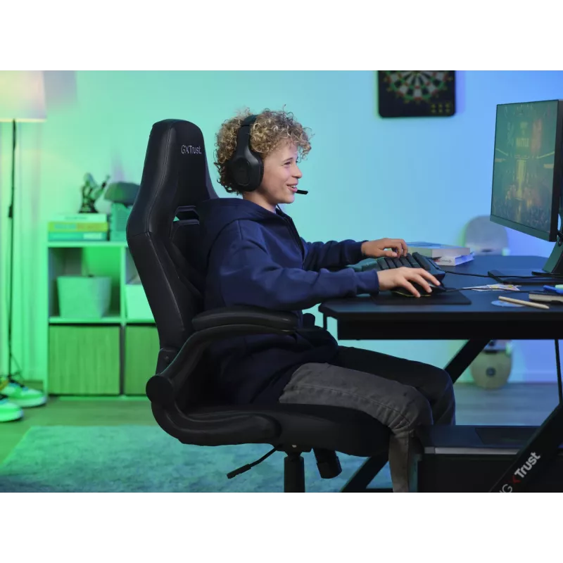 Silla gaming universal Trust GXT 703 RIYE negra
