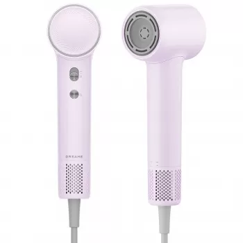 Secador de pelo Dreame Hair MIN 1200 W, iónico, motor de 110000 rpm, morado, cable de 1,8 m