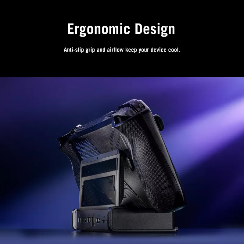 Docking station ASUS ROG Bulwark Dock 2025 DG300 USB Type-C, 1x RJ-45, 1x HDMI, negro, 160×74×25,5 mm