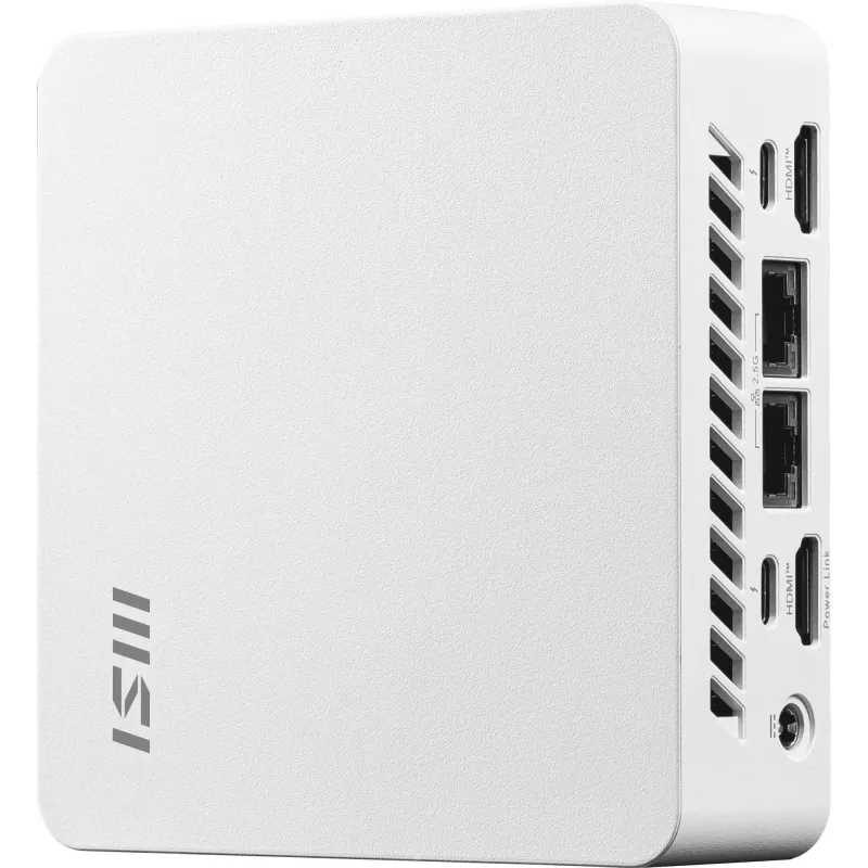 MSI Cubi NUC AI 1UMG-062EU PC/estación de trabajo Intel Core Ultra 5 125H 16 GB DDR5-SDRAM 512 GB SSD Windows 11 Pro Mini PC blanco