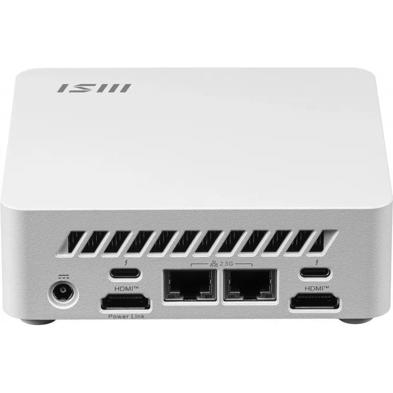 MSI Cubi NUC AI 1UMG-062EU PC/estación de trabajo Intel Core Ultra 5 125H 16 GB DDR5-SDRAM 512 GB SSD Windows 11 Pro Mini PC blanco