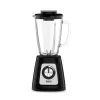 Batidora de mesa Tefal BL4358 – 800 W, jarra de cristal de 1,25 l, trituración de hielo, negro/acero inoxidable cepillado