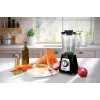 Batidora de mesa Tefal BL4358 – 800 W, jarra de cristal de 1,25 l, trituración de hielo, negro/acero inoxidable cepillado