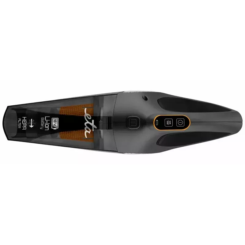 Aspirador de mano con batería ETA ETA242590000, batería de 18 V, hasta 30 min de autonomía, ligero, gris/blanco