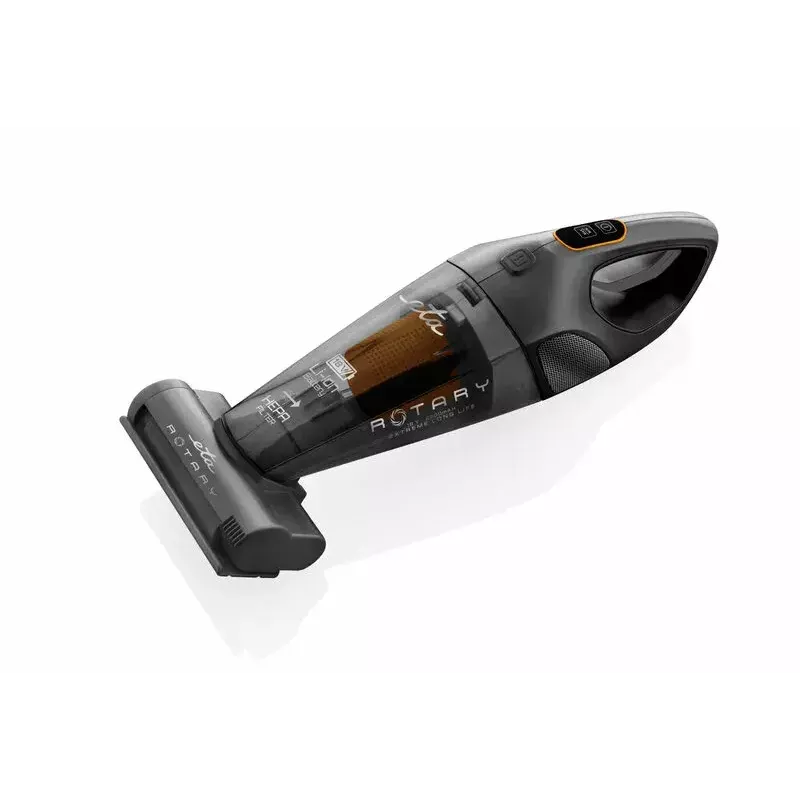 Aspirador de mano con batería ETA ETA242590000, batería de 18 V, hasta 30 min de autonomía, ligero, gris/blanco