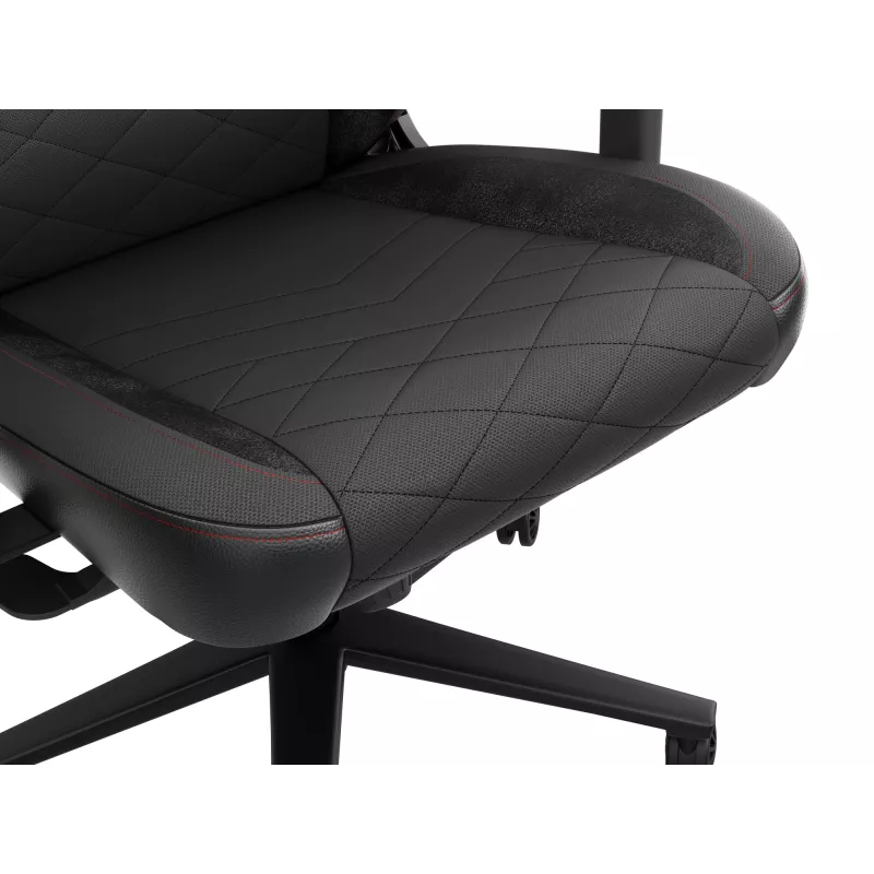 Asiento acolchado GENESIS NITRO 890 G2 respaldo acolchado negro altura 127-134 cm