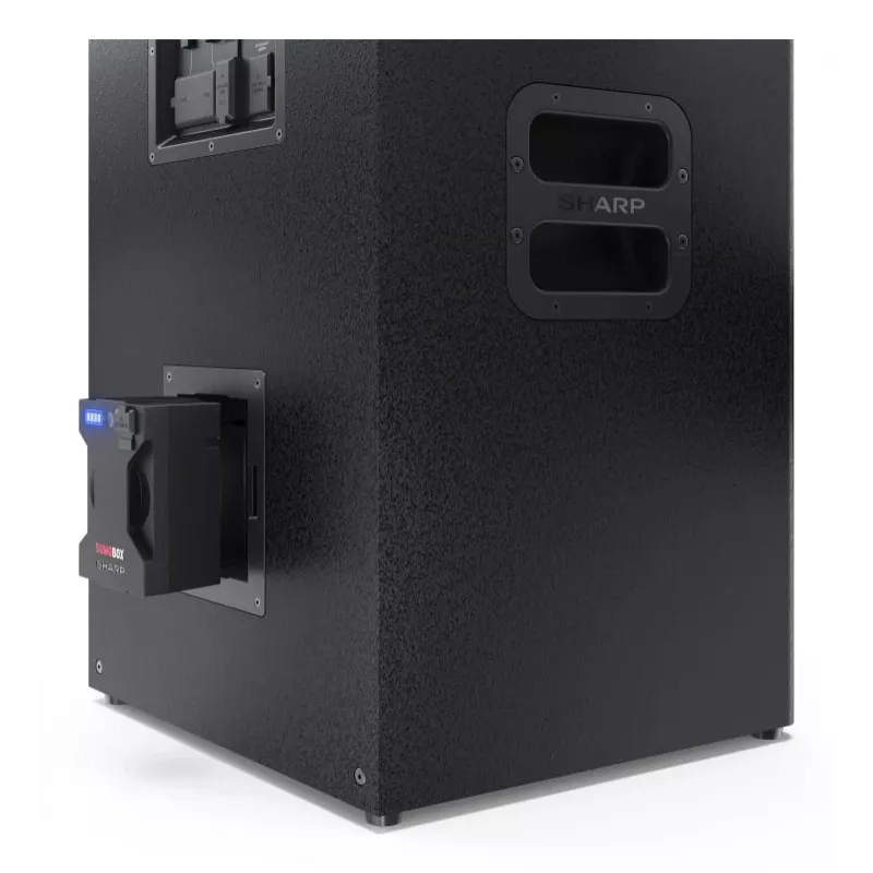 Altavoz portátil/fiesta Sharp CP-LS200 Negro 200 W