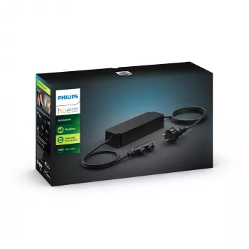 Fuente de alimentación Philips Outdoor 100W, fuente de alimentación para iluminación, Negro, plástico, jardín, terraza, IP67, II